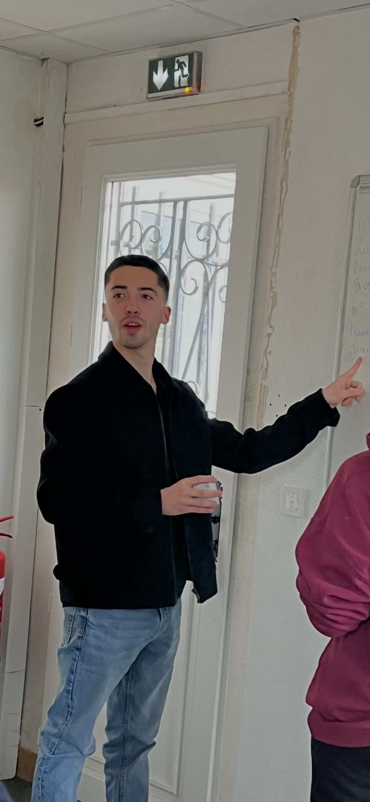 Maxime Candus en formation